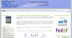 Desktop Screenshot of fundacion.ahuce.org